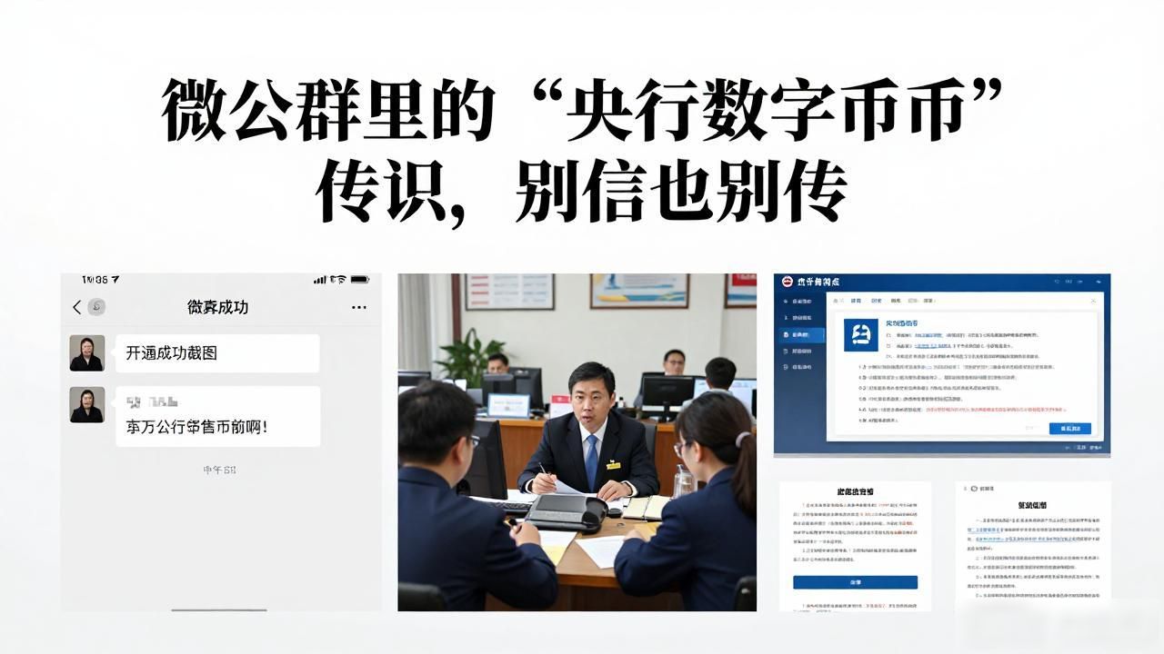 微信群里的“央行数字货币”传言，别信也别传