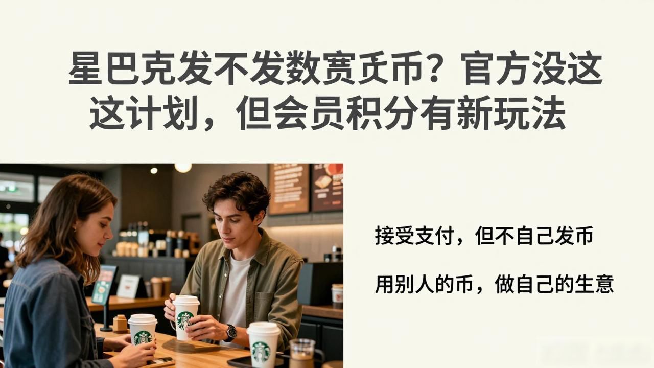星巴克发不发数字货币？官方没这计划，但会员积分有新玩法