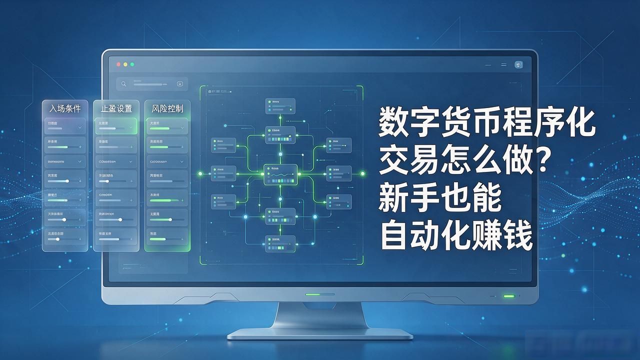 数字货币程序化交易怎么做？新手也能自动化赚钱