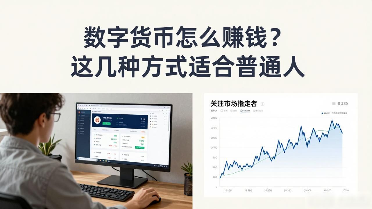 数字货币怎么赚钱？这几种方式适合普通人