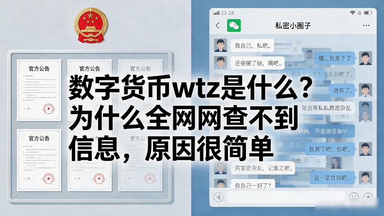 数字货币wtz是什么？为什么全网查不到信息，原因很简单