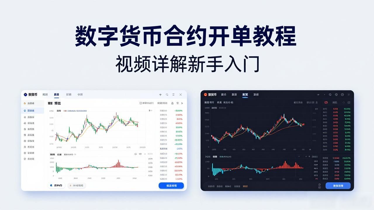 数字货币合约开单教程 视频详解新手入门