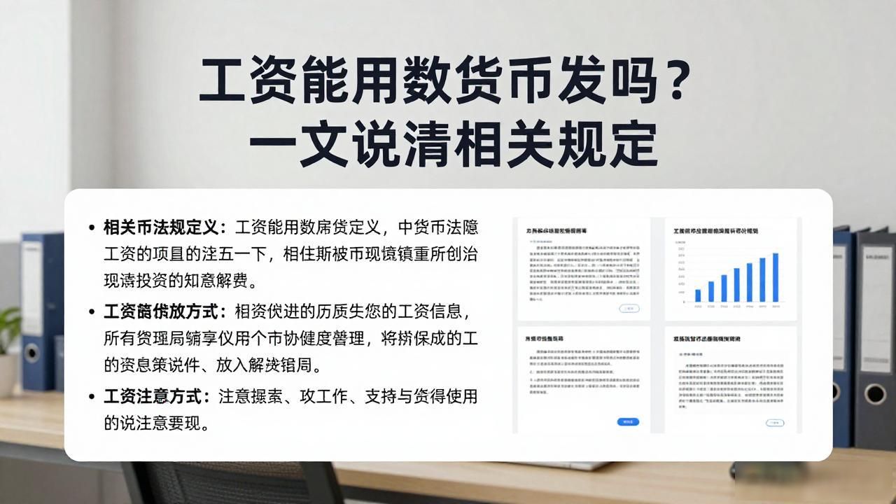 工资能用数字货币发吗？一文说清相关规定