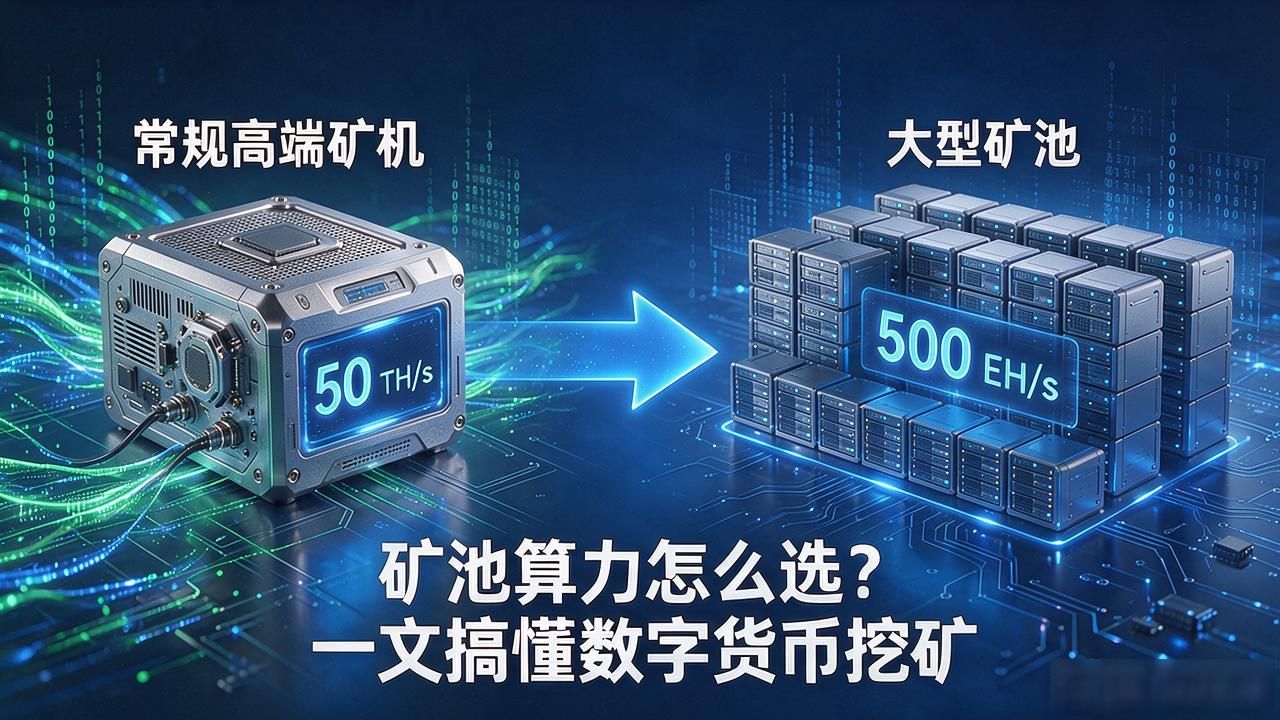 矿池算力怎么选？一文搞懂数字货币挖矿