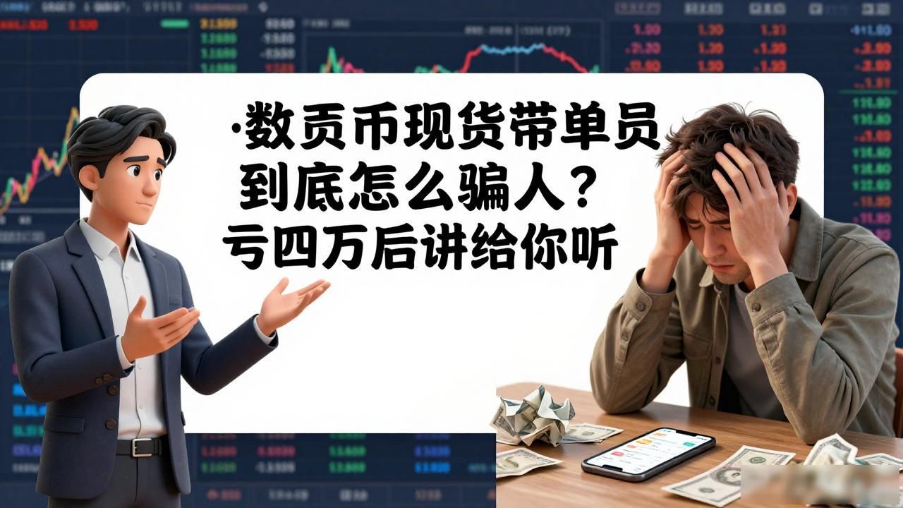 数字货币现货带单员到底怎么骗人？亏四万后讲给你听