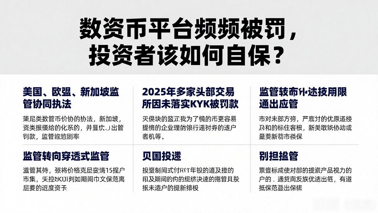 数字货币平台频频被罚，投资者该如何自保？