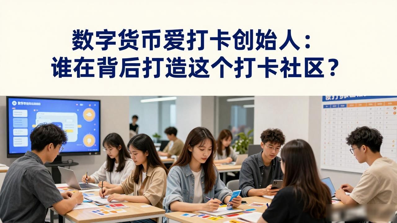数字货币爱打卡创始人：谁在背后打造这个打卡社区？