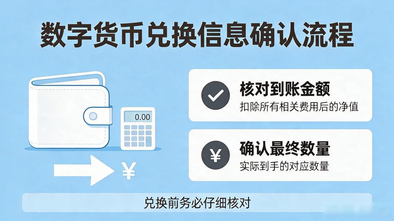 数字货币兑换信息确认流程详解