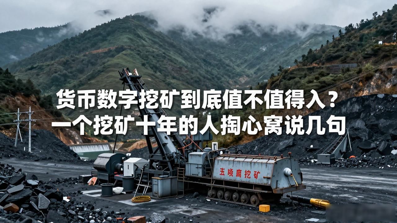 货币数字挖矿到底值不值得入？一个挖矿十年的人掏心窝说几句