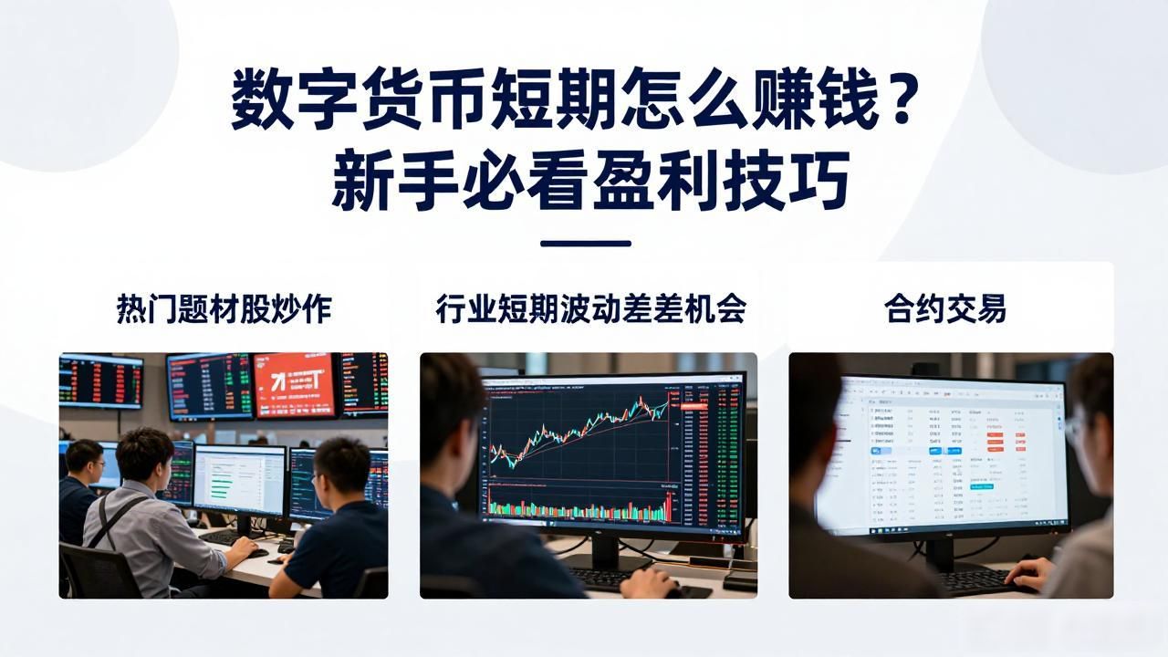 数字货币短期怎么赚钱？新手必看盈利技巧