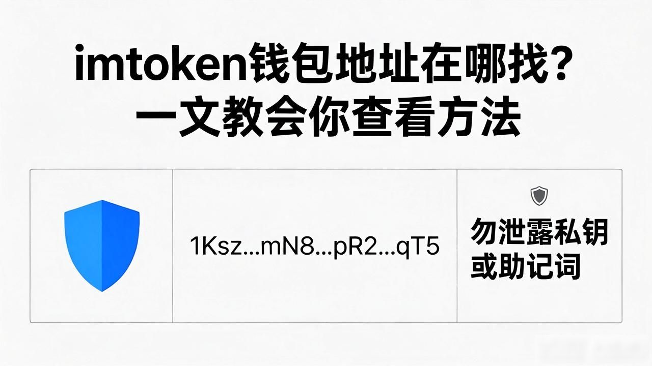 imtoken钱包地址在哪找？一文教会你查看方法