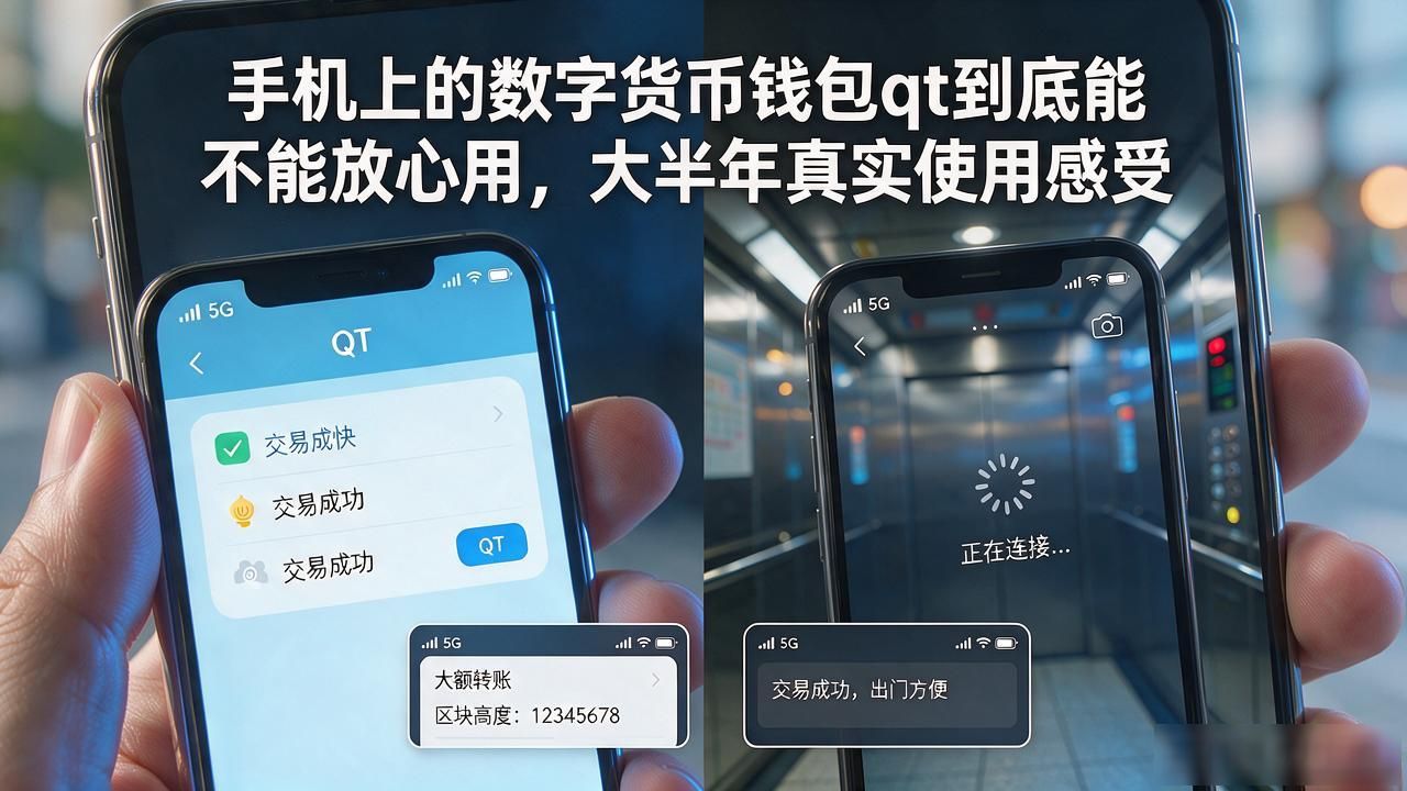 手机上的数字货币钱包qt到底能不能放心用，大半年真实使用感受