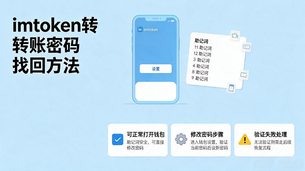 imtoken转账密码忘了怎么办？一文教你快速找回