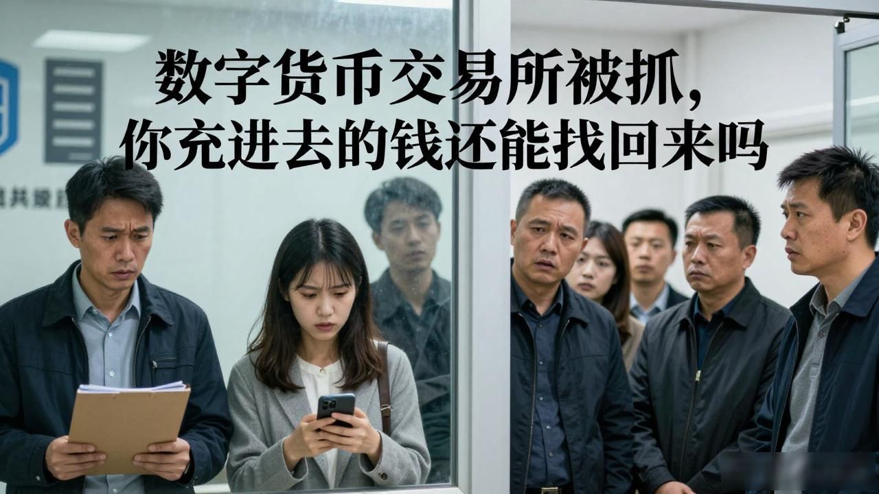 数字货币交易所被抓，你充进去的钱还能找回来吗