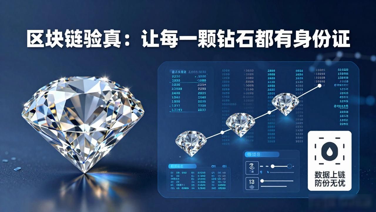 区块链验真：让每一颗钻石都有身份证