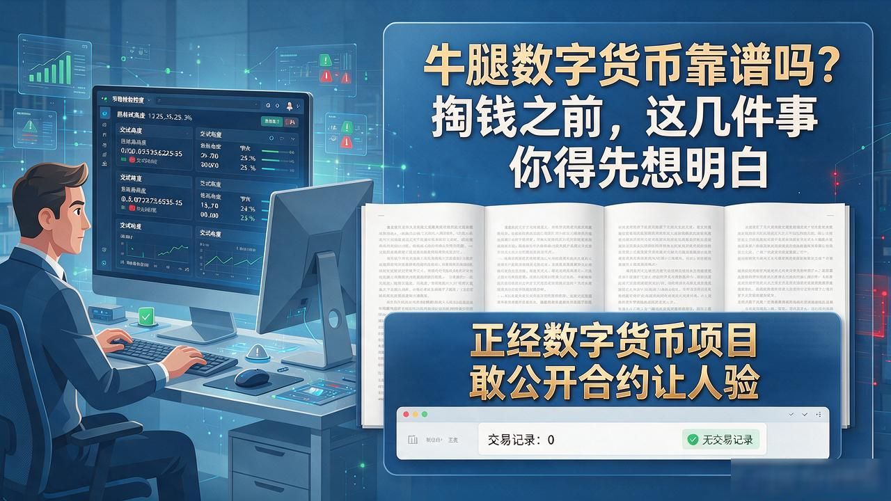 牛腿数字货币靠谱吗？掏钱之前，这几件事你得先想明白