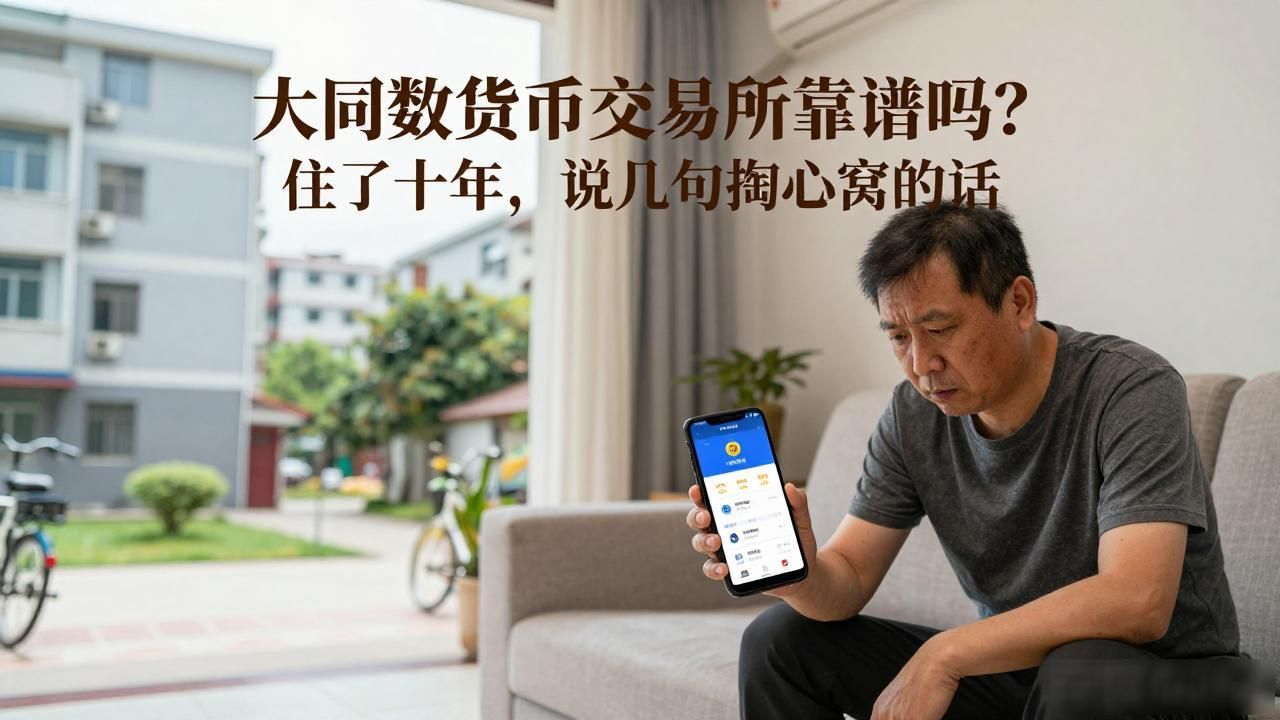 大同数字货币交易所靠谱吗？住了十年，说几句掏心窝的话