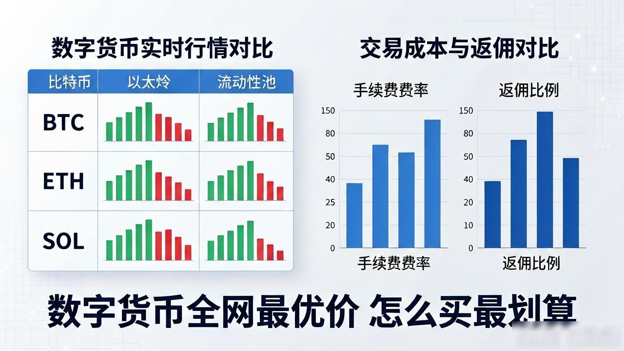 数字货币全网最优价 怎么买最划算