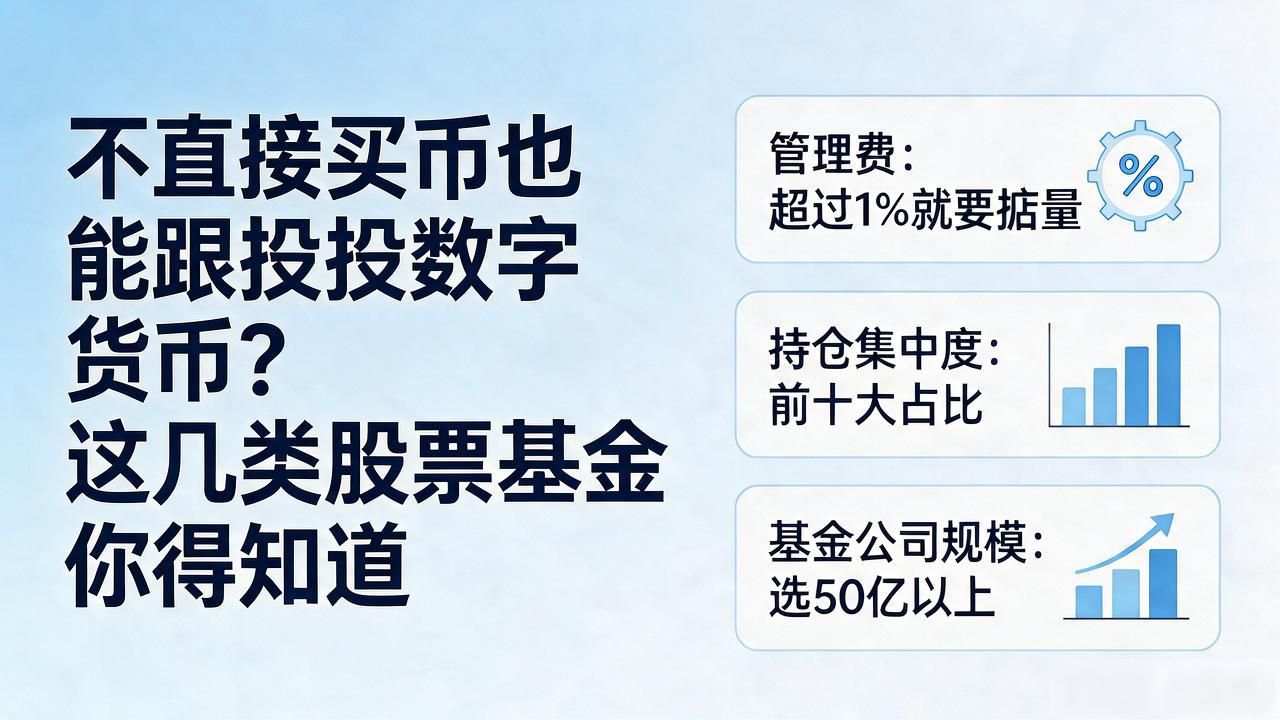 不直接买币也能跟投数字货币？这几类股票基金你得知道
