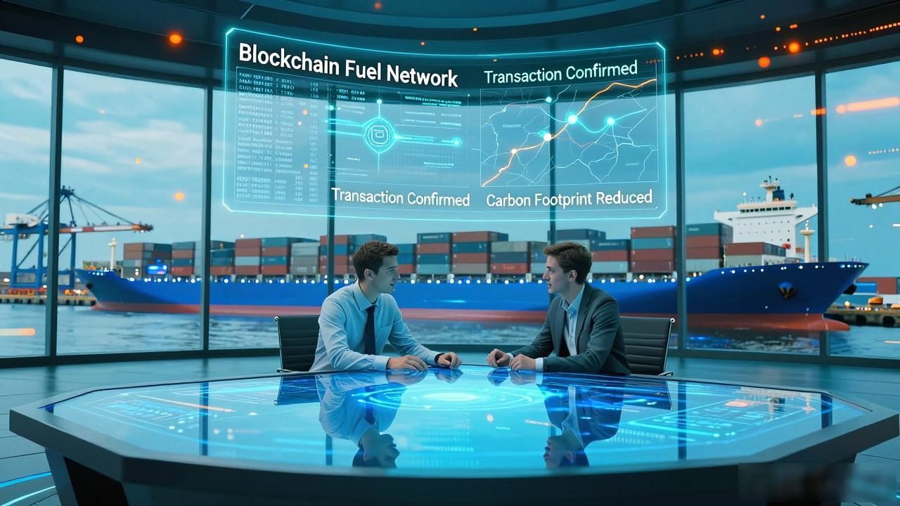 区块链船舶燃料平台：让每一滴油都透明可信