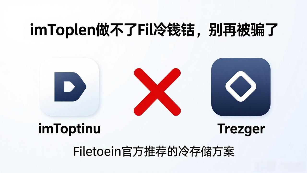 imtoken做不了fil冷钱包，别再被骗了