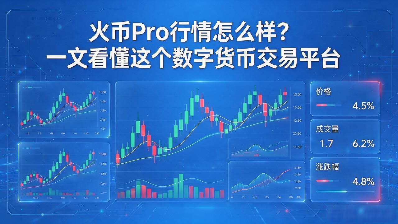 火币Pro行情怎么样？一文看懂这个数字货币交易平台
