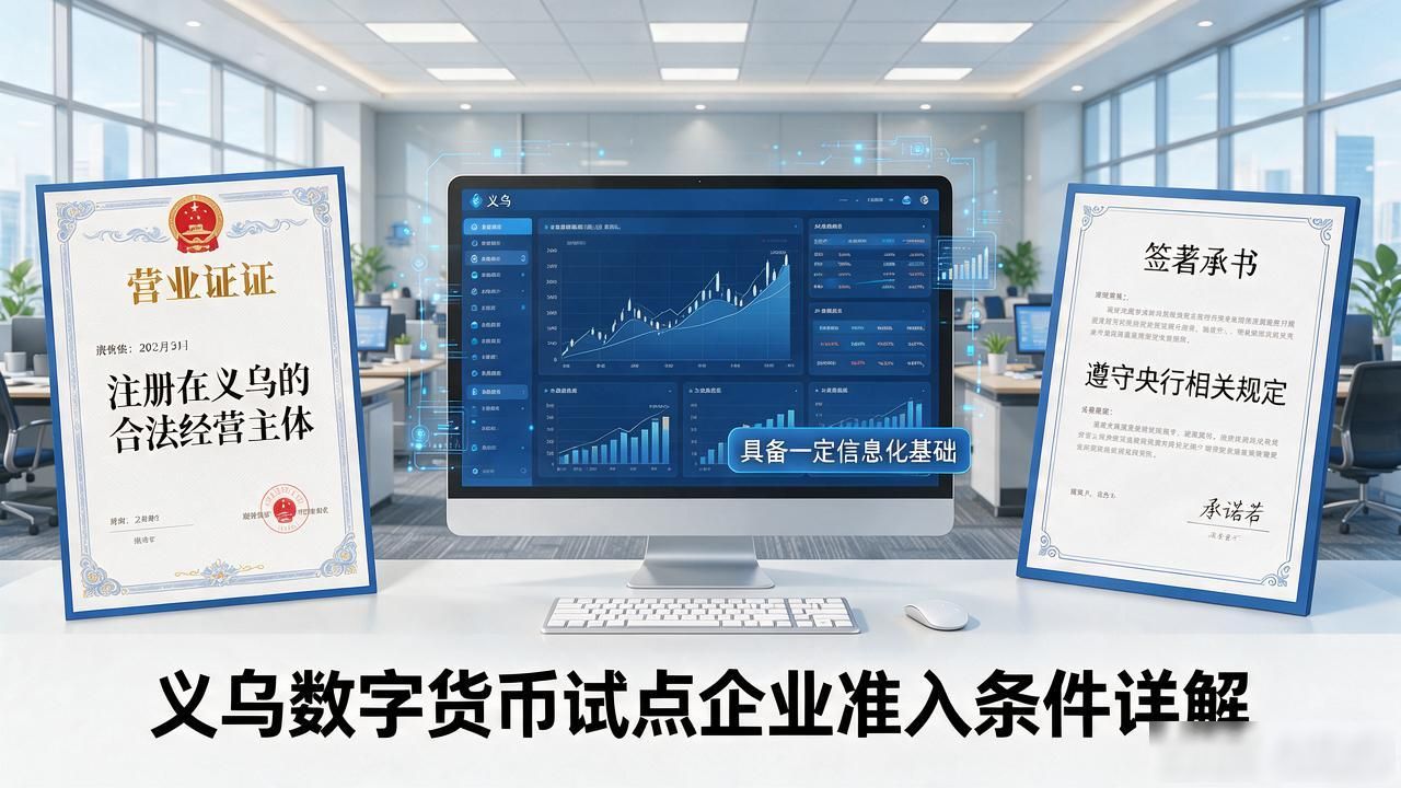 义乌数字货币试点企业准入条件、办理流程及注意事项详解