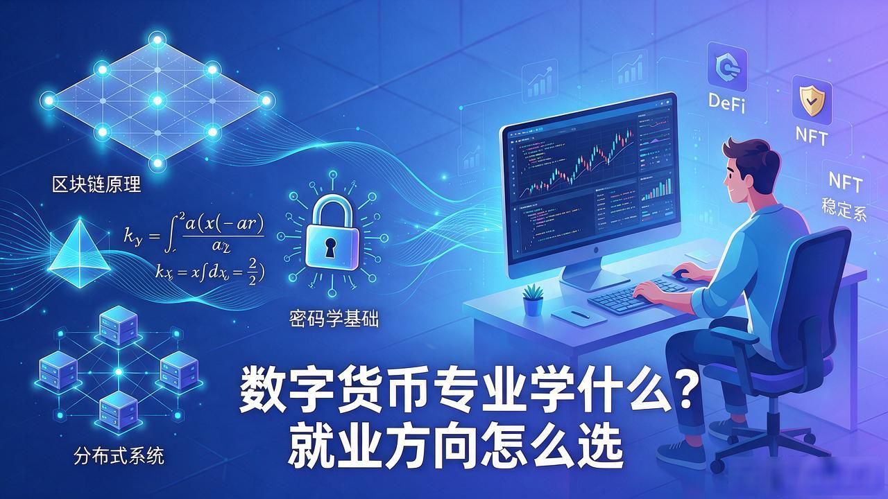 数字货币专业学什么？就业方向怎么选