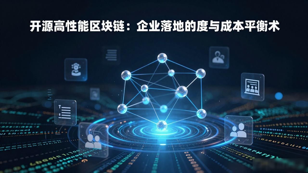 开源高性能区块链：企业落地的速度与成本平衡术