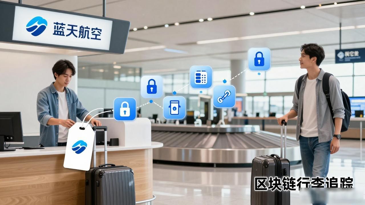 蓝天航空区块链：让机票预订更透明可靠