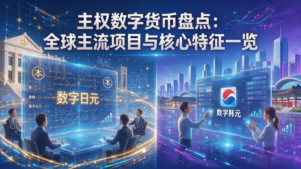 主权数字货币盘点：全球主流项目与核心特征一览