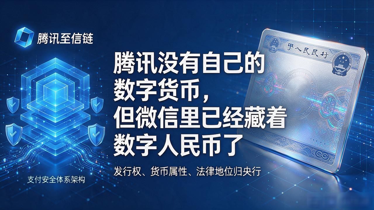 腾讯没有自己的数字货币，但微信里已经藏着数字人民币了