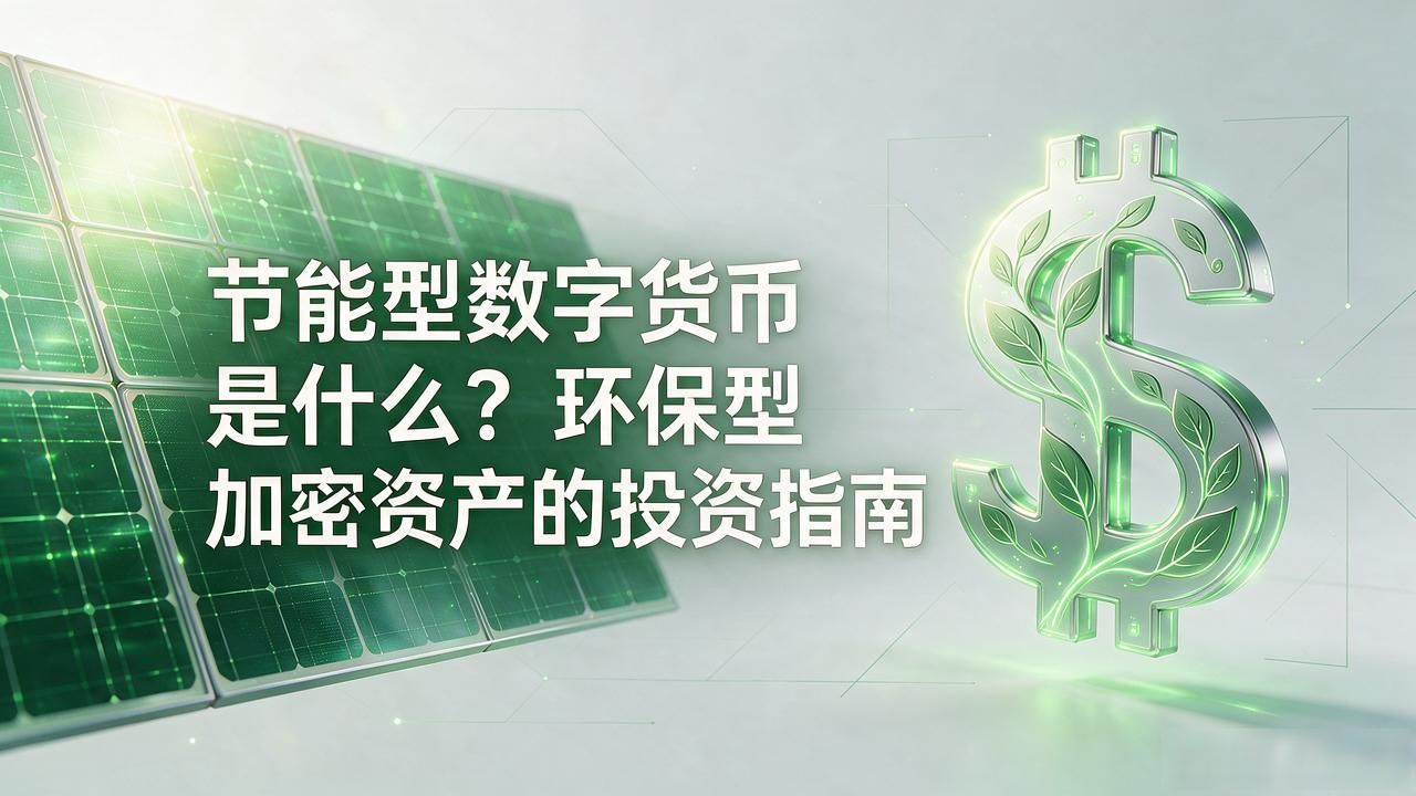 节能型数字货币是什么？环保型加密资产的投资指南