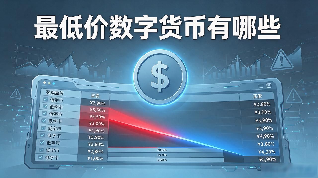 最低价数字货币有哪些