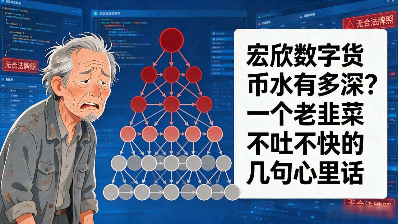宏欣数字货币水有多深？一个老韭菜不吐不快的几句心里话