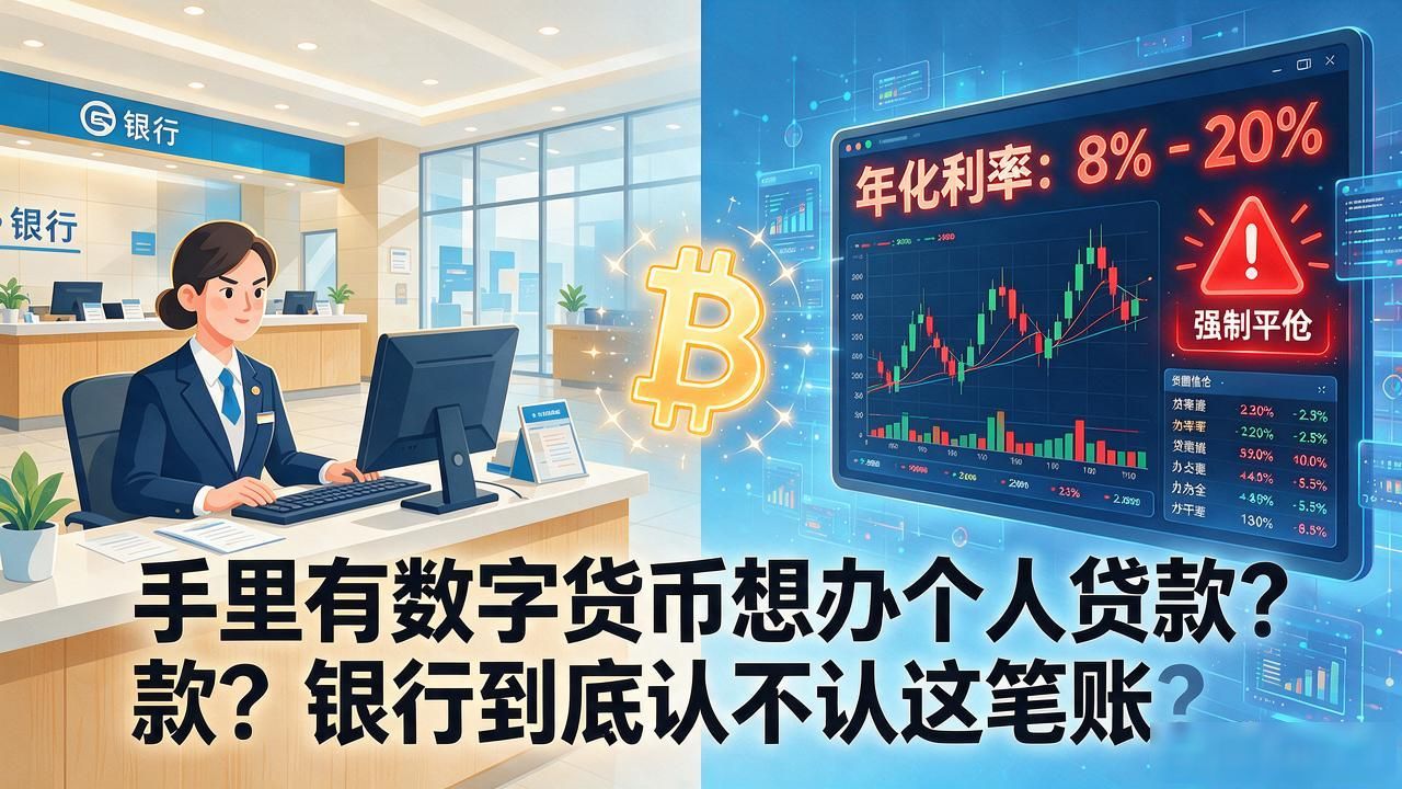 手里有数字货币想办个人贷款？银行到底认不认这笔账