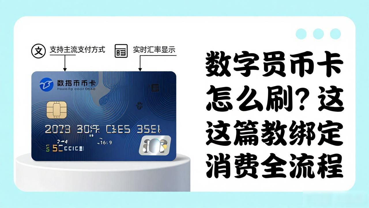 数字货币卡怎么刷？这篇教你绑定消费全流程