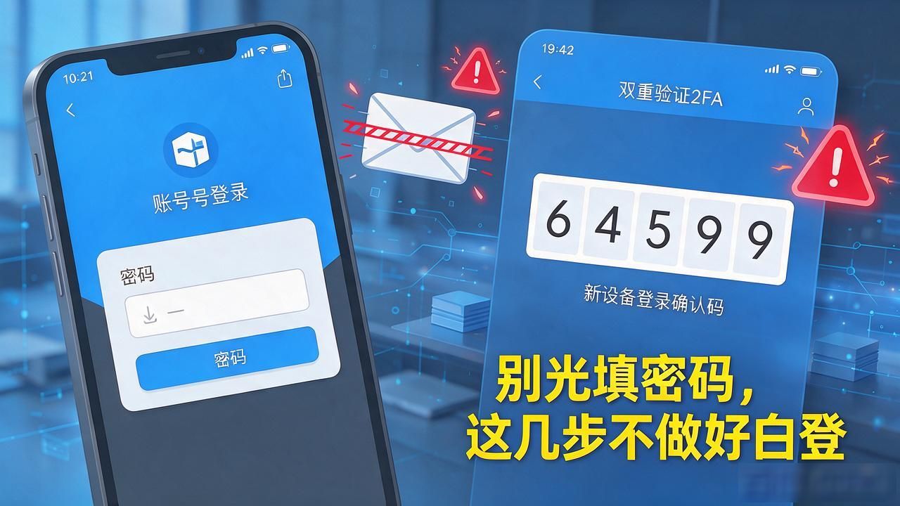 数字货币账号怎么登录？别光填密码，这几步不做好白登