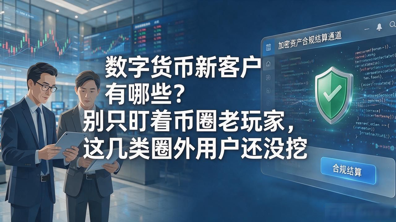 数字货币新客户有哪些？别只盯着币圈老玩家，这几类圈外用户还没挖