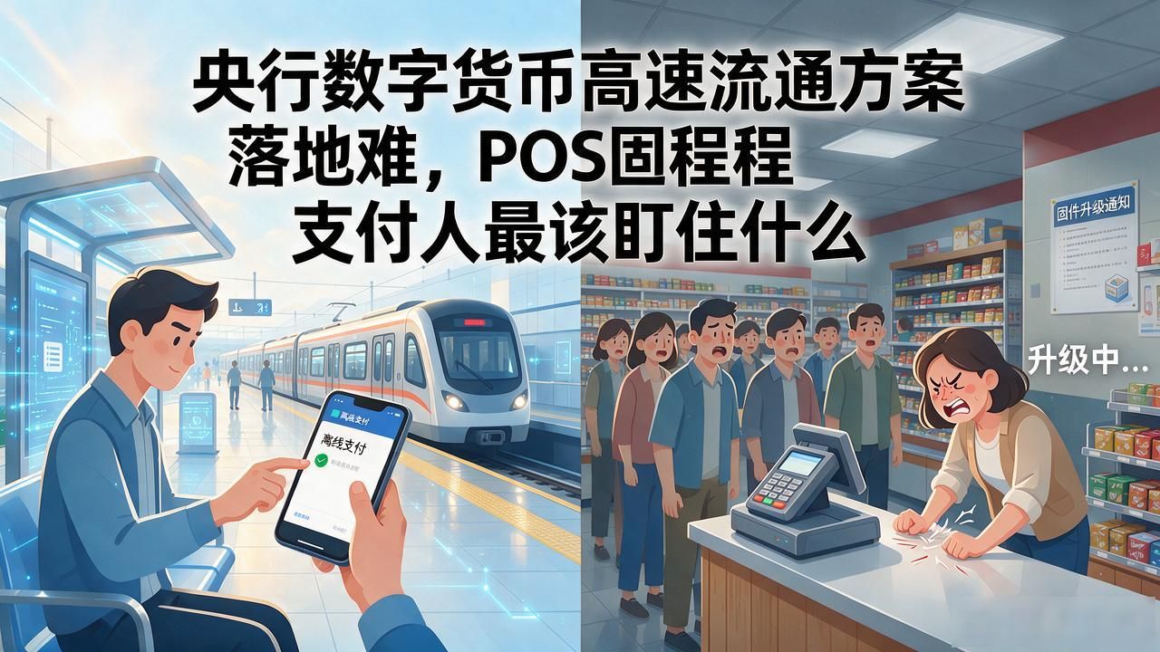 央行数字货币高速流通方案落地难，支付人最该盯住什么