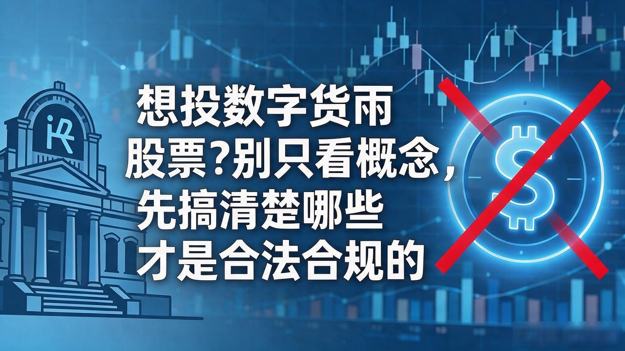 想投数字货币股票？别只看概念，先搞清楚哪些才是合法合规的