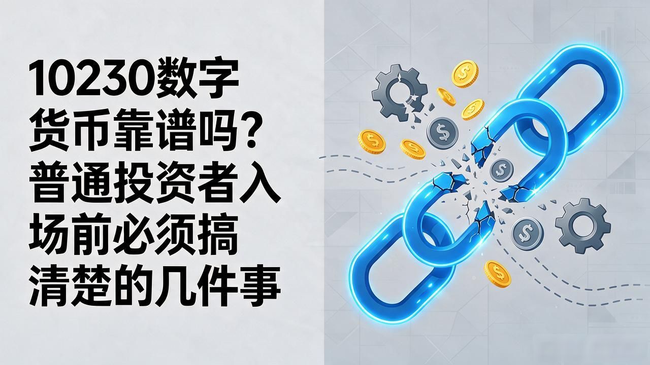 10230数字货币靠谱吗？普通投资者入场前必须搞清楚的几件事