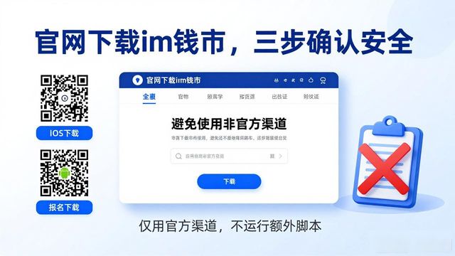 官网下载im钱包，三步确认安全