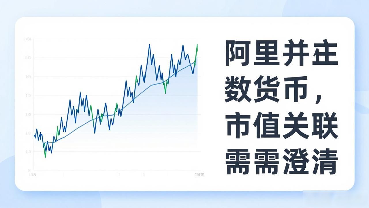 阿里并无数字货币，市值关联需澄清