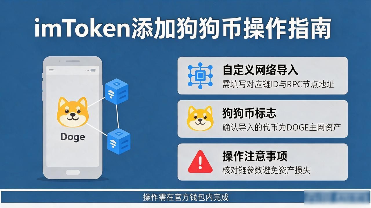 imtoken添加doge币怎么操作？自定义网络导入狗狗币