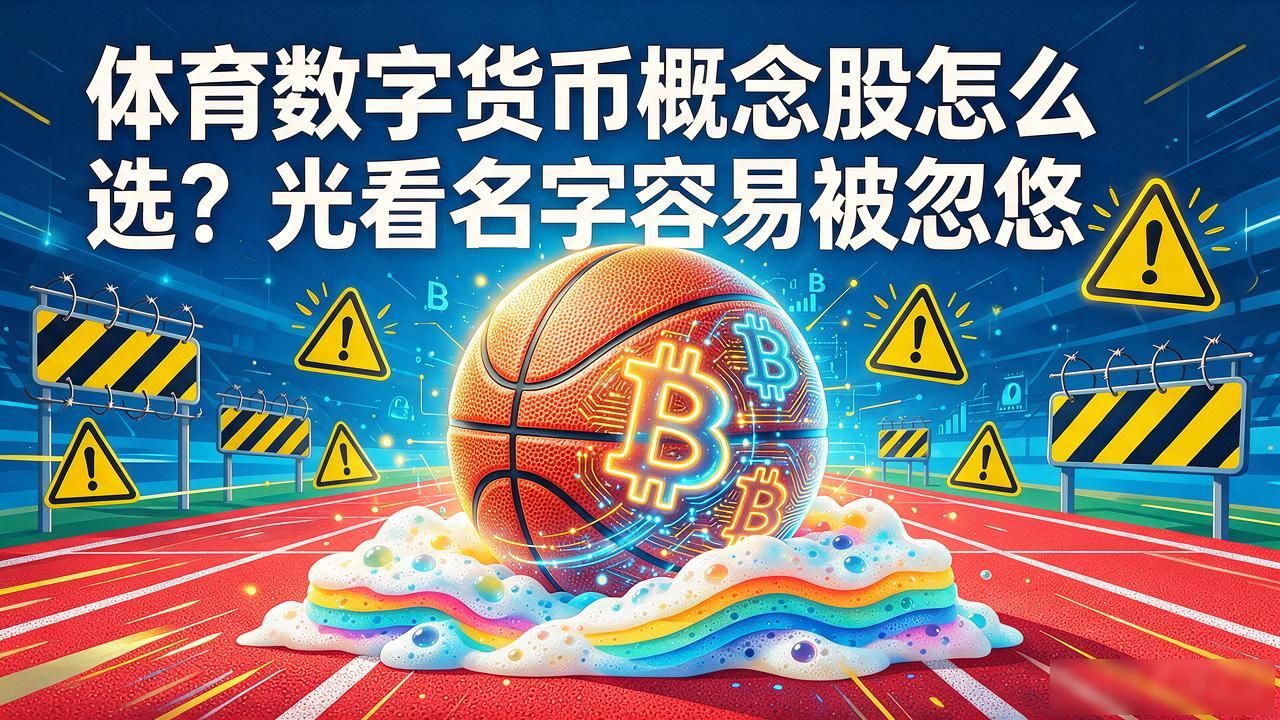 体育数字货币概念股怎么选？光看名字容易被忽悠