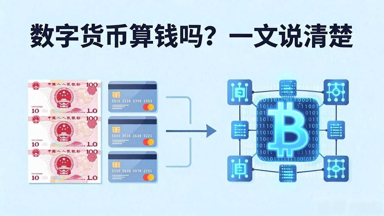 数字货币算钱吗？一文说清楚
