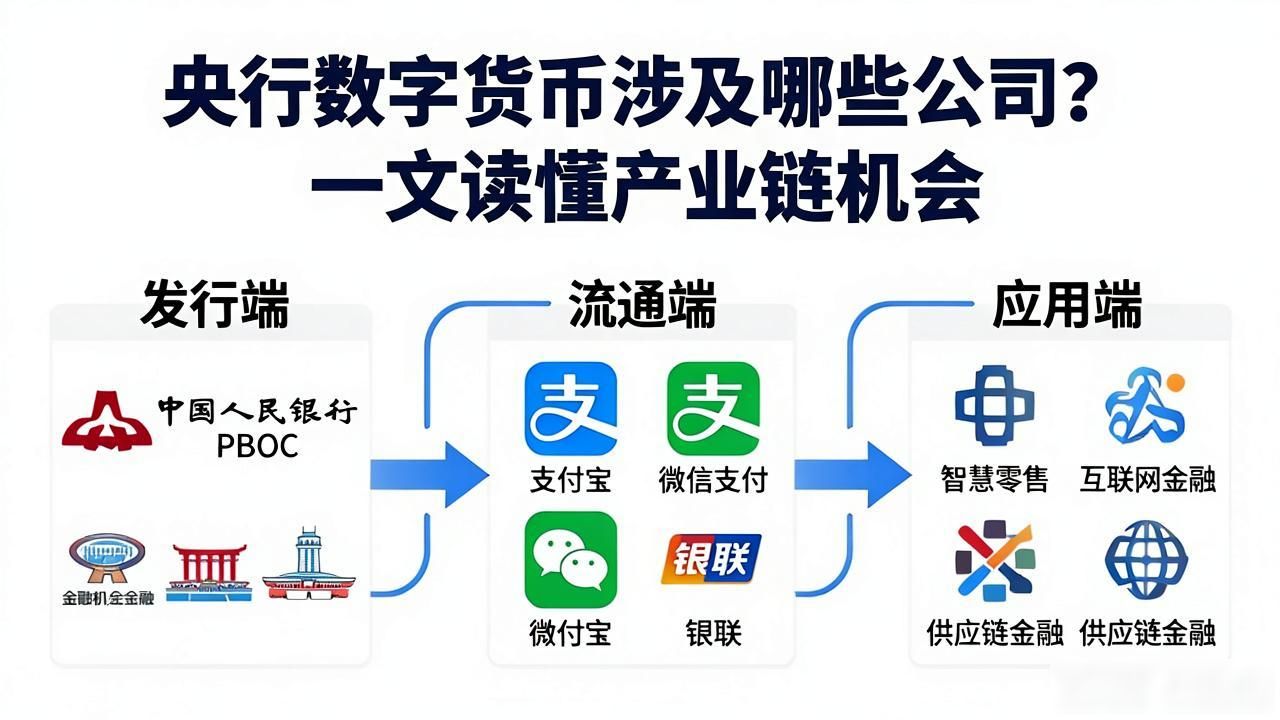 央行数字货币涉及哪些公司？一文读懂产业链机会