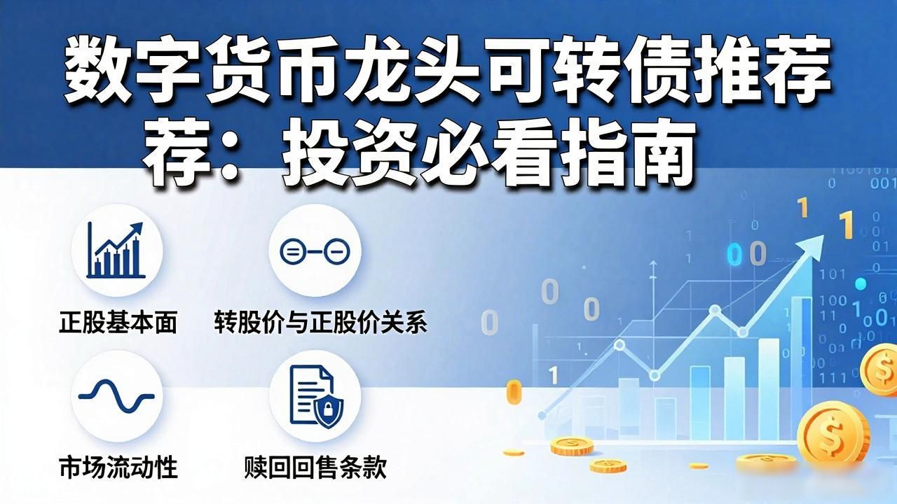 数字货币龙头可转债推荐：投资必看指南