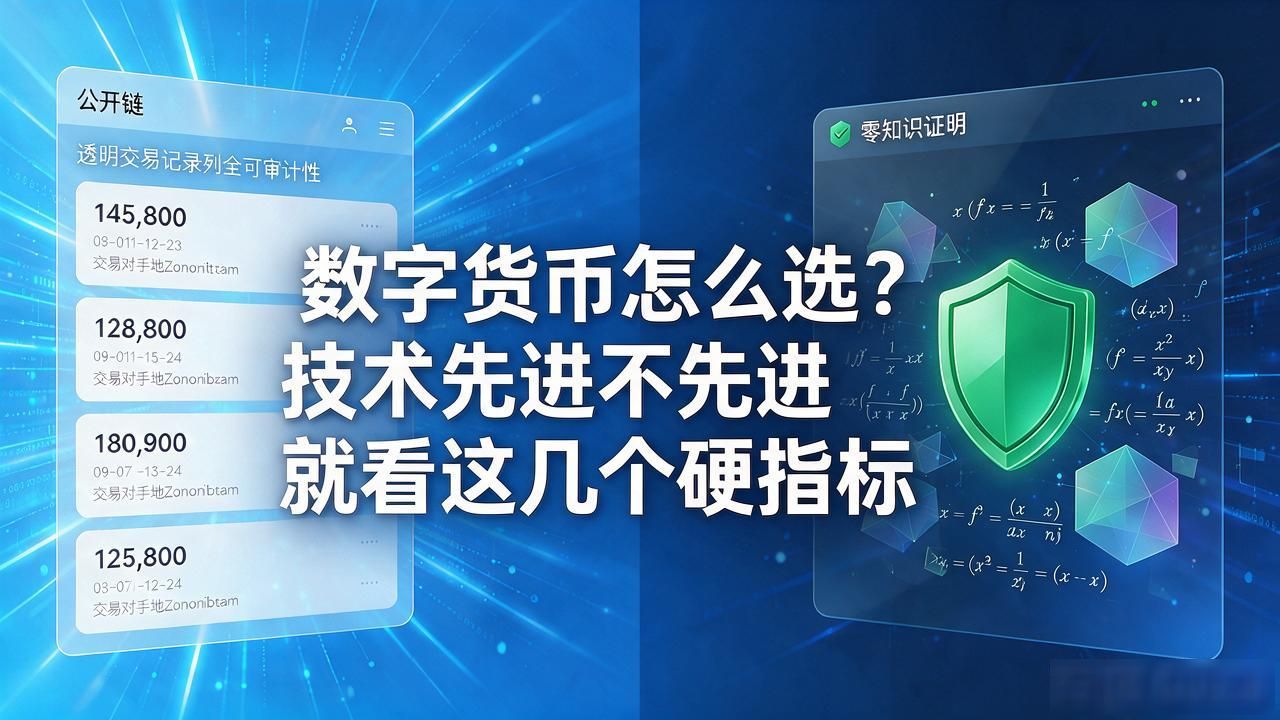 数字货币怎么选？技术先进不先进就看这几个硬指标